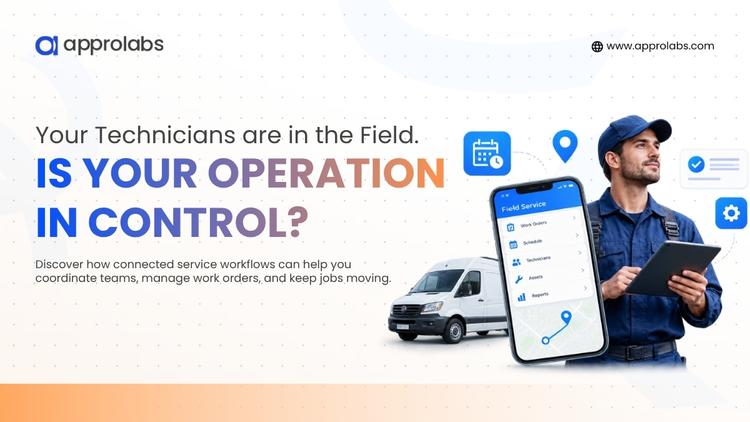 Field Service Management system for dispatching technicians and tracking field service jobs.